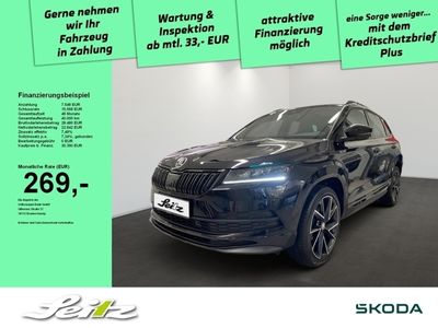 gebraucht Skoda Karoq 2.0 TSI DSG Sportline 4x4 StandHZ*Pano*AHK