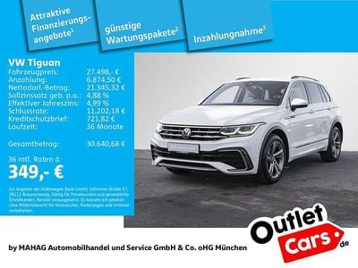 Usata VW Tiguan R-line 200 CV (147 kW) 2022 Bianco SUV