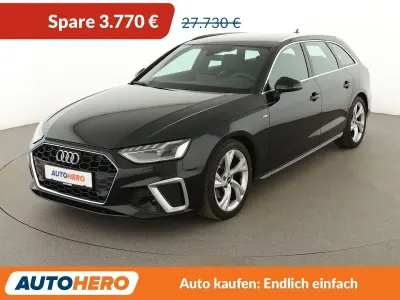 Gebraucht Audi A4 S-Line 150 PS (110 kW) 2021 Schwarz Kombi