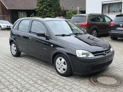 Gebraucht Opel Corsa 75 PS (55 kW) 2001 Schwarz Kleinwagen