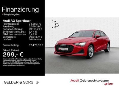 Progressivrot metallic Gebraucht 2025 Audi A3 Limousine | 34.880 € (Superpreis)