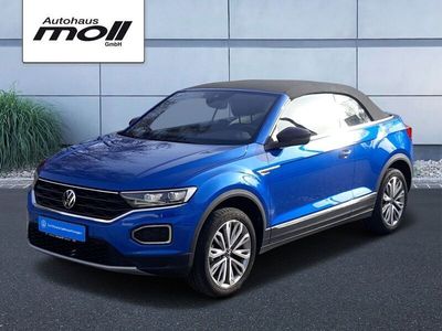 Gebraucht VW T-Roc Cabriolet Active 150 PS (110 kW) 2021 Blau Cabrio