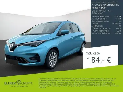 Second-hand Renault Zoe Evolution 80 kW (109 CP) 2022 Albastru Hatchback