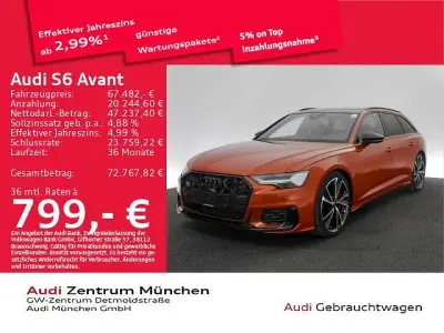 Brugt Audi S6 344 HK (253 kW) 2024 Orange Stationcar