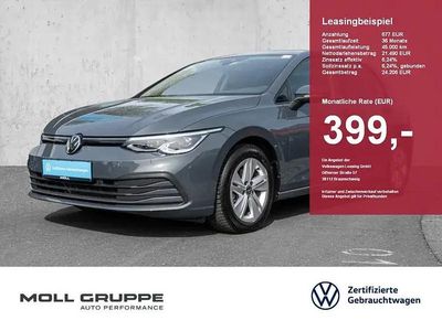 Usata VW Golf VIII Life 131 CV (96 kW) 2023 Grigio Berlina