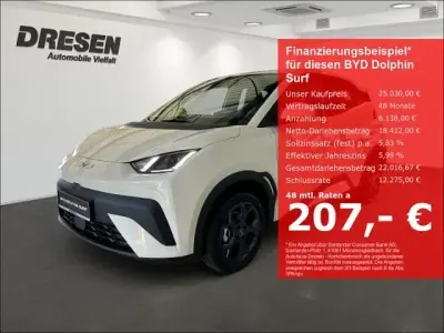 Ny BYD Dolphin Surf Comfort 114 kW (156 HK) 2026 Hvid Hatchback