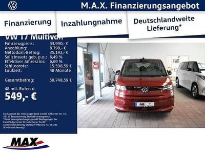 Gebraucht VW Multivan 136 PS (100 kW) 2025 Rot Van