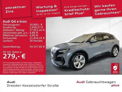 Gebraucht Audi Q4 e-tron Sport 150 kW (204 PS) 2022 Kieselgrau SUV