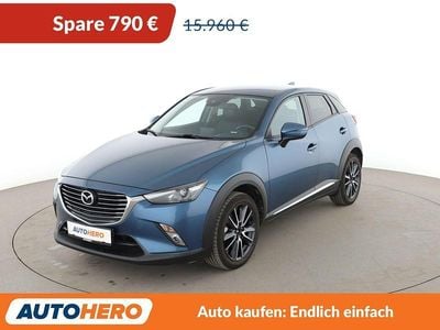 Second-hand Mazda CX-3 Sports-Line 120 CP (88 kW) 2018 Albastru SUV