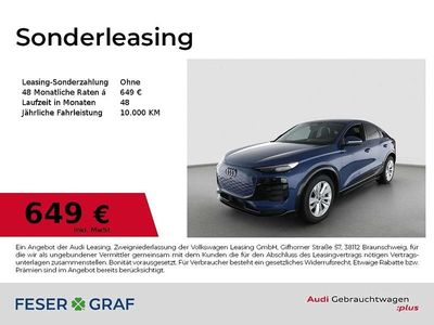 Gebraucht Audi Q6 Sportback e-tron Ambiente 185 kW (252 PS) 2025 Ascariblau metallic SUV