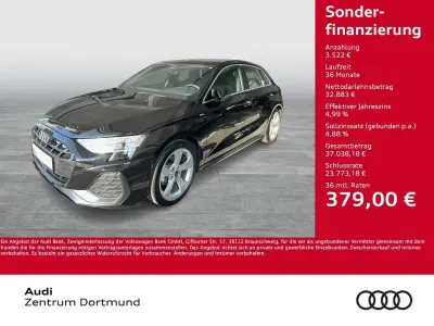 Usado Audi A3 S-Line 150 HP (110 kW) 2025 Preto Sedan