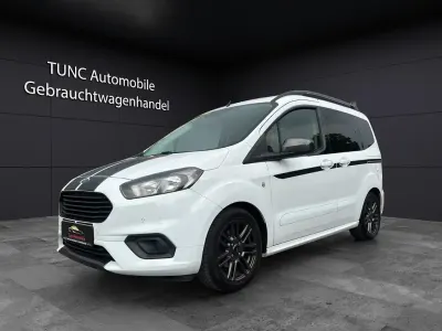 Gebraucht Ford Tourneo Courier Sport 101 PS (74 kW) 2019 Weiß Van / Kleinbus