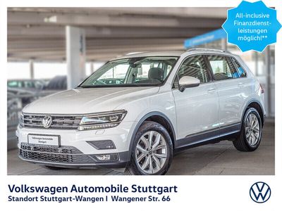 gebraucht VW Tiguan Highline 2.0 TDI DSG Navi LED ACC PDC SHZ