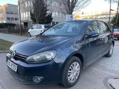 Brugt VW Golf VI Trendline 80 HK (58 kW) 2009 Blå Hatchback