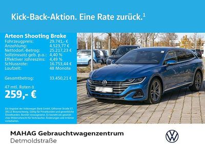 Second-hand VW Arteon R-line 200 CP (147 kW) 2023 Albastru Break
