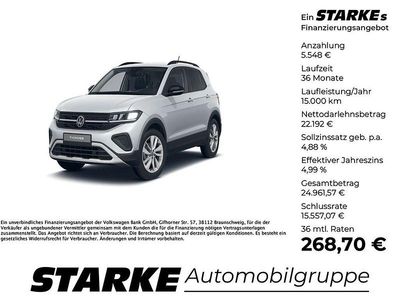 Gebraucht VW T-Cross Goal 116 PS (85 kW) 2025 Reflexsilber SUV
