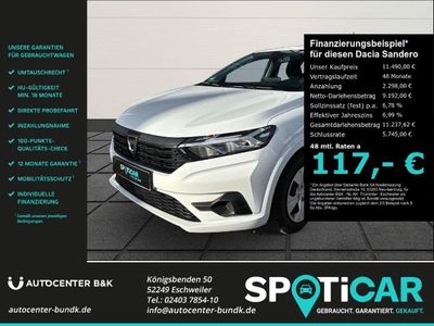 Second-hand Dacia Sandero Essentiel 67 CP (49 kW) 2022 Alb Berlinǎ