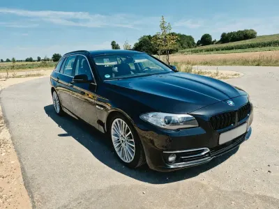 Gebraucht BMW 525 Luxury Line 218 PS (160 kW) 2015 Schwarz Kombi