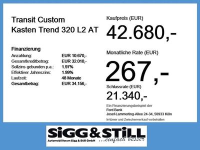 Ny Ford Transit Custom Trend 170 HK (125 kW) 2026 Vit Minibuss