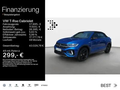 Gebraucht VW T-Roc Cabriolet IQ Drive 150 PS (110 kW) 2026 Blau Cabrio