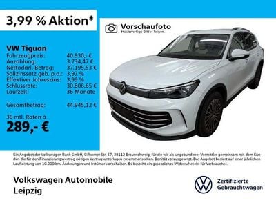 Gebraucht VW Tiguan Elegance 193 PS (141 kW) 2025 Weiß SUV