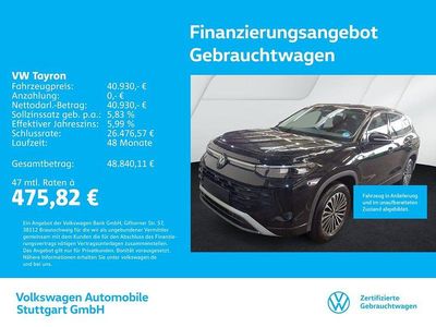 Schwarz Gebraucht 2025 VW Tayron Life SUV | 40.930 € (Fairer Preis)