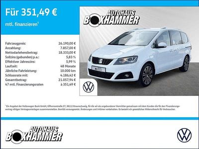 Gebraucht Seat Alhambra XCELLENCE 150 PS (110 kW) 2020 Weiß Van / Kleinbus