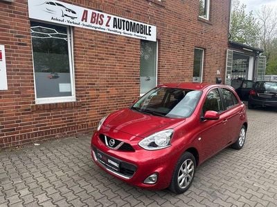 Second-hand Nissan Micra Acenta 80 CP (58 kW) 2017 Roșu Hatchback