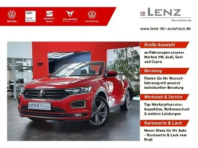 Gebraucht VW T-Roc Cabriolet R-line 150 PS (110 kW) 2021 Kings red (metallic) Cabrio