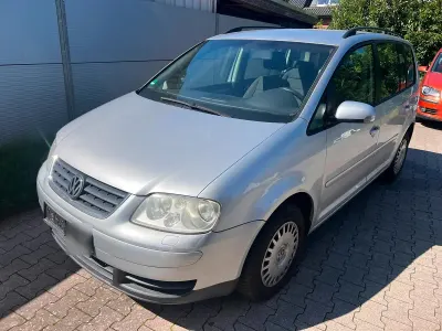 Gebraucht VW Touran 101 PS (74 kW) 2004 Silber Van / Kleinbus