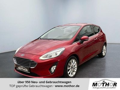 Rot Gebraucht 2019 Ford Fiesta Titanium Kleinwagen | 9.649 € (Fairer Preis)