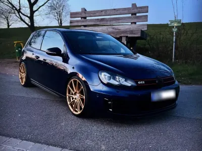 Gebraucht VW Golf VI GTI 211 PS (155 kW) 2009 Blau Kleinwagen