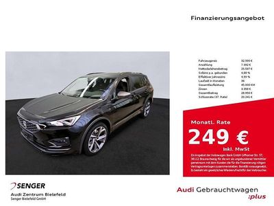 Deep schwarz Gebraucht 2021 Seat Tarraco FR SUV | 32.990 € (Fairer Preis)