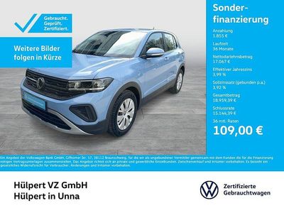 Gebraucht VW T-Cross 95 PS (69 kW) 2025 Clear blue metallic SUV