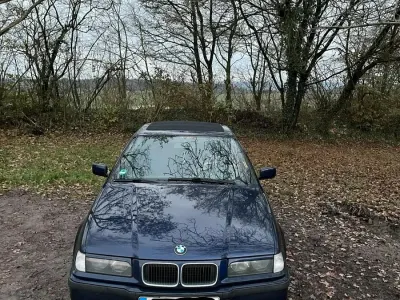Usata BMW 316 102 CV (75 kW) 1995 Blu Cabrio