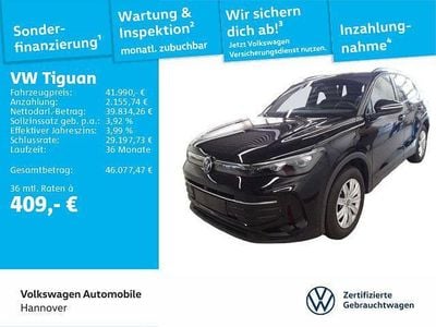 Gebraucht VW Tiguan Life 204 PS (150 kW) 2025 Schwarz SUV