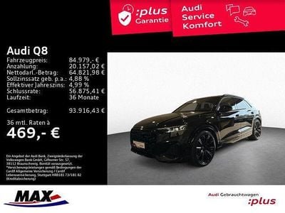 Gebraucht Audi Q8 Ambiente 286 PS (210 kW) 2024 Mythosschwarz metallic SUV