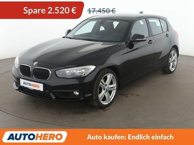 Gebraucht BMW 120 Advantage 190 PS (139 kW) 2019 Schwarz Kleinwagen
