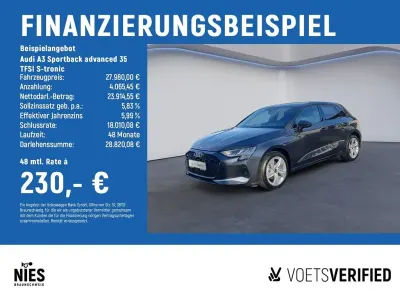 Gebraucht Audi A3 Advanced Plus 150 PS (110 kW) 2025 Manhattangrau metallic Limousine