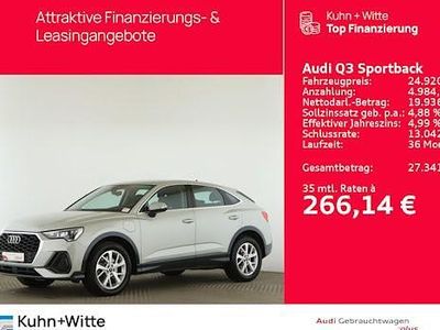 Silber Gebraucht 2022 Audi Q3 Sportback Ambiente SUV | 24.920 € (Superpreis)