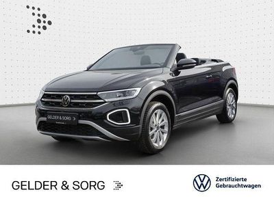 Gebraucht VW T-Roc Cabriolet Style 116 PS (85 kW) 2025 Schwarz Cabrio