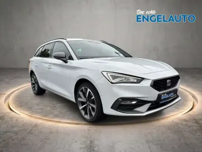 Gebraucht Seat Leon FR 204 PS (150 kW) 2021 Nevada white Kombi