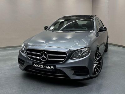 Grau Gebraucht 2018 Mercedes E350 AMG line Limousine | 31.800 € (Fairer Preis)