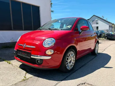 Używany Fiat 500 69 KM (50 kW) 2009 Czerwony Kabriolet