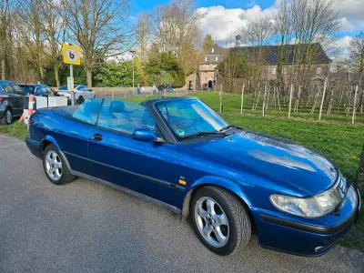 Gebraucht Saab 9-3 Cabriolet 205 PS (150 kW) 2000 Blau Cabrio