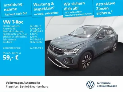 Gebraucht VW T-Roc Goal 116 PS (85 kW) 2025 Blau SUV