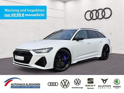 Gebraucht Audi RS6 Performance 630 PS (463 kW) 2023 Gletscherweiss matteffektlack Kombi