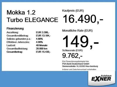 Gebraucht Opel Mokka Elegance 101 PS (74 kW) 2024 Schwarz perla nera SUV