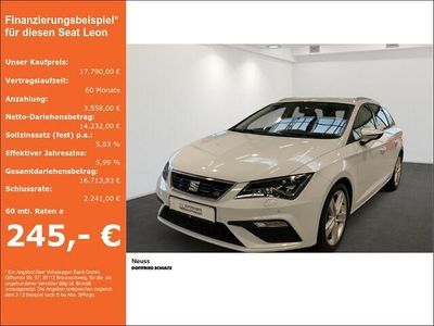 Gebraucht Seat Leon FR 150 PS (110 kW) 2020 ´nevada´ weiss Kombi
