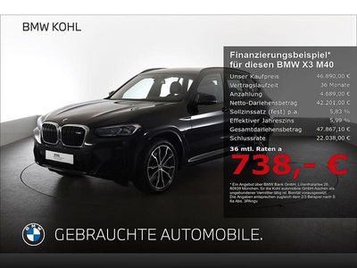 Gebraucht BMW X3 Shadowline 340 PS (250 kW) 2022 Schwarz SUV